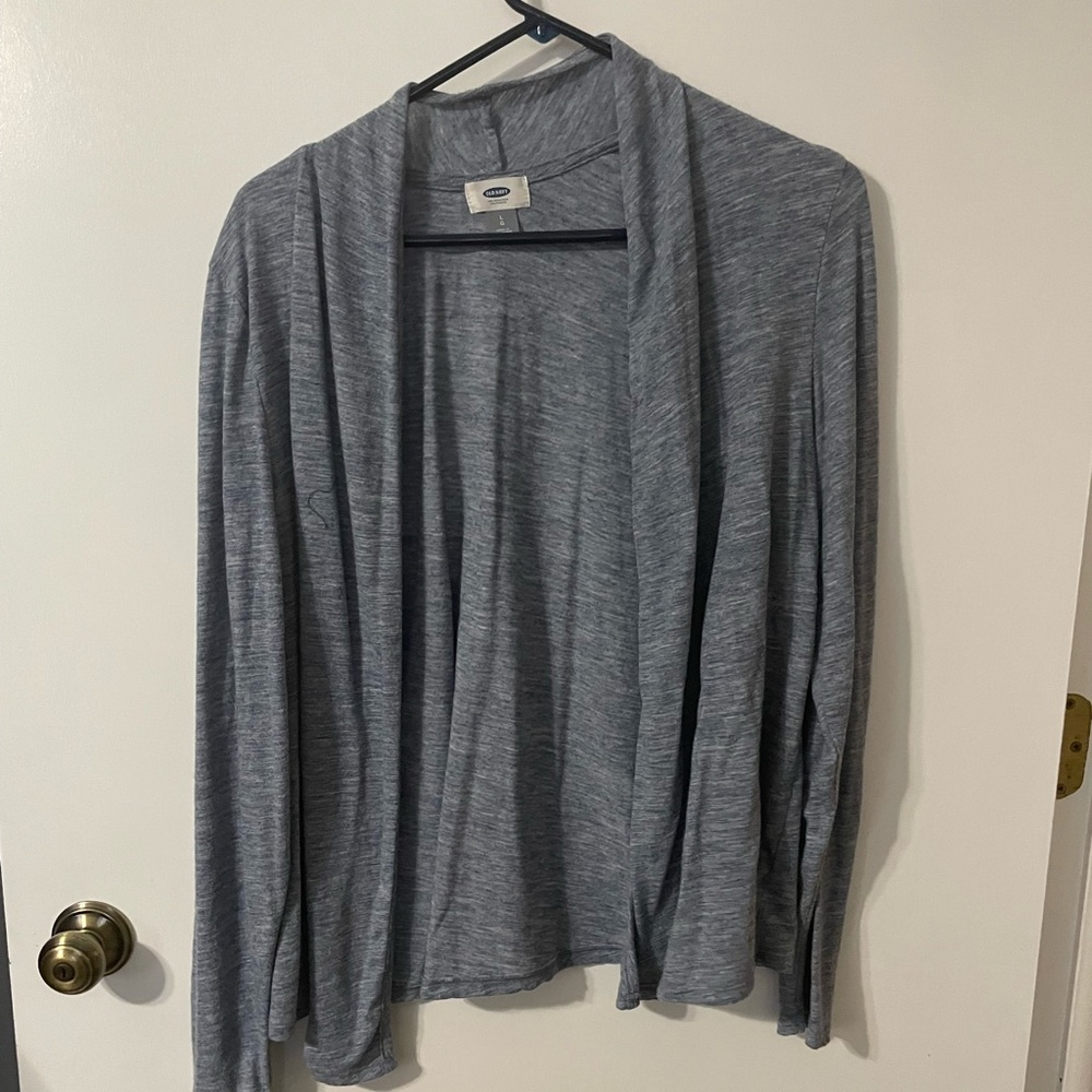 Old navy cardigan-T-shirt material